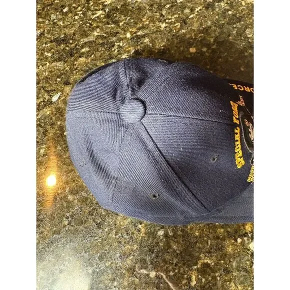 Rapid Dominance Special Forces Men's Blue Cap Adjustable Embroidered Hat - Picture 4 of 8